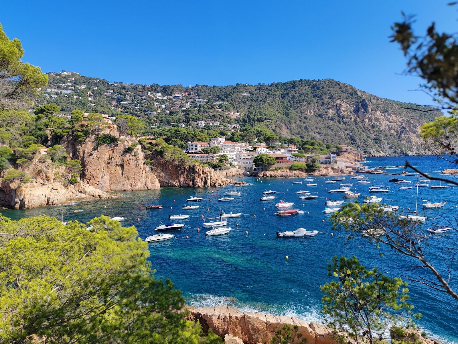 Aiguablava beach on the Costa Brava