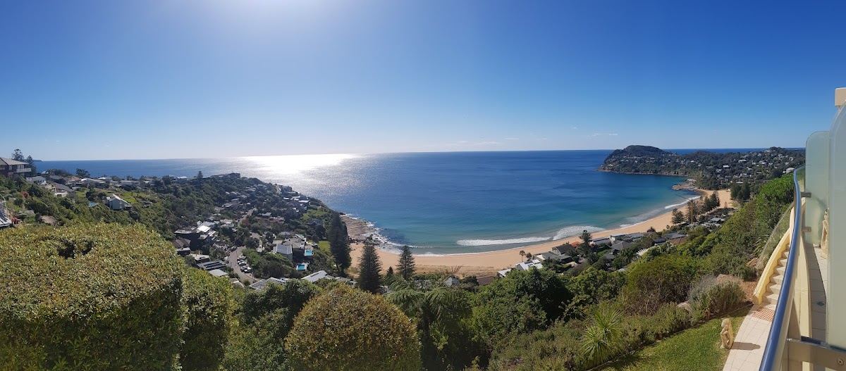 The golden crescent of Whale Beach on the Sydney northern beaches