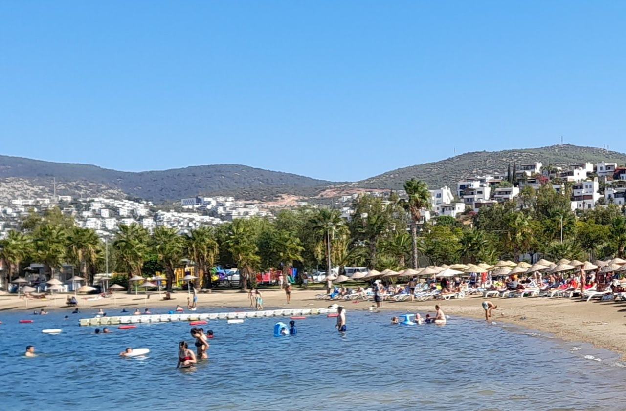 Bagla sheltered cove of fine sand between Ortakent and Akyarlar in Bodrum