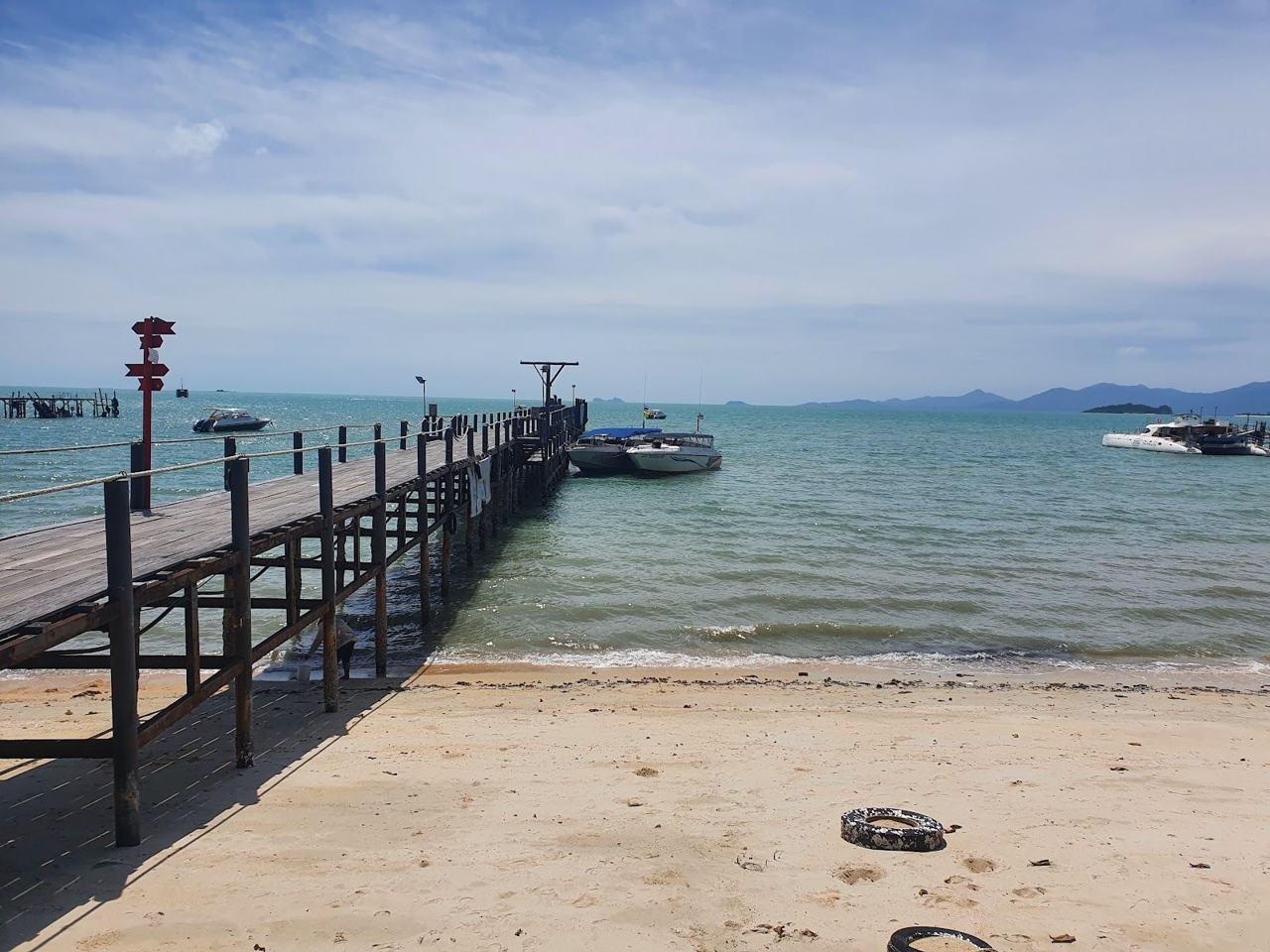Bangrak Beach on the north coast of Koh Samui, Thailand