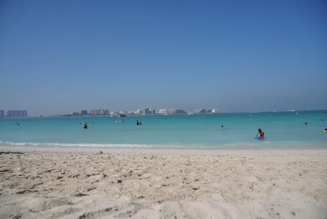 A second view of Black Palace Beach in Dubai