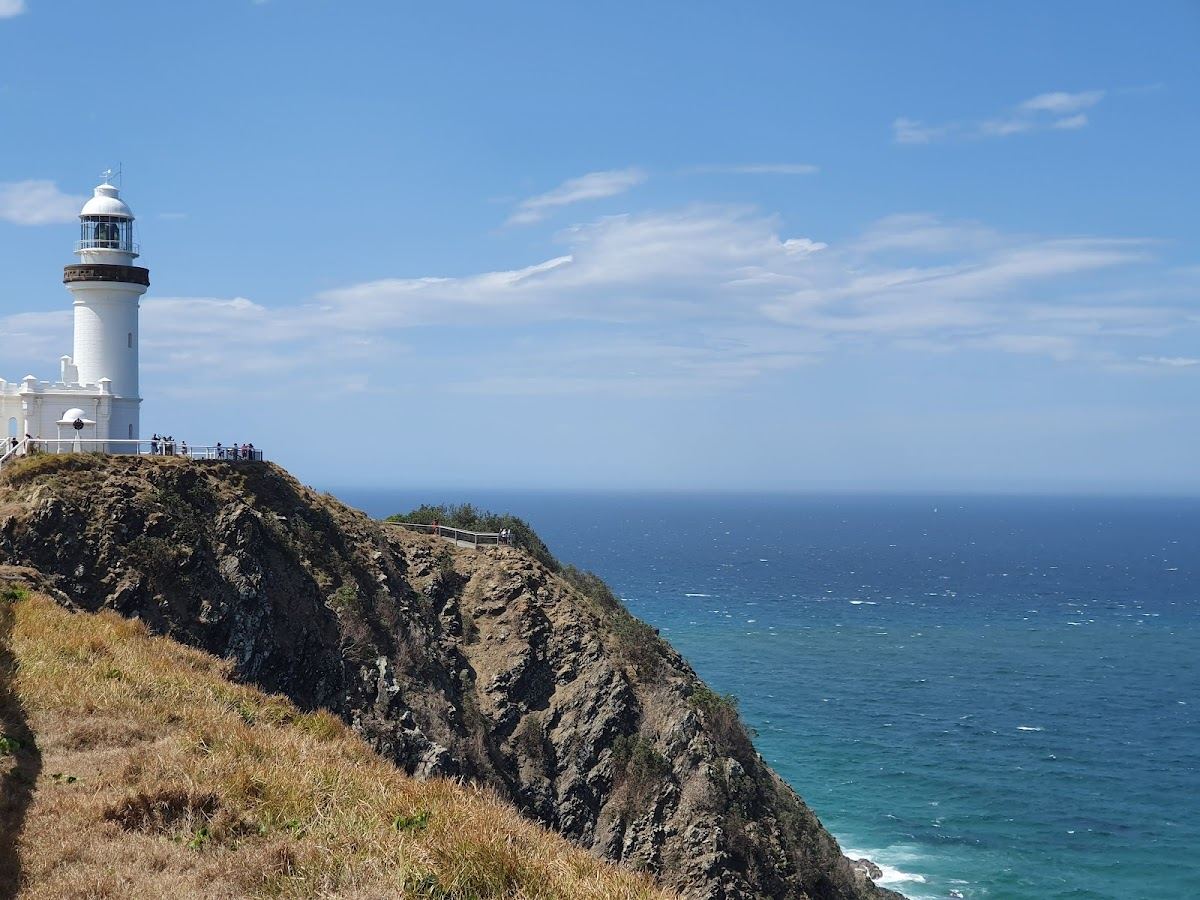 The coastal view from the Cape Byron headland at the most easterly point of mainland Australia, Byron Bay, New South Wales
