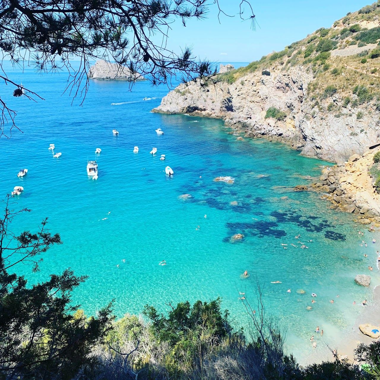 Cala del Gesso cove on Monte Argentario