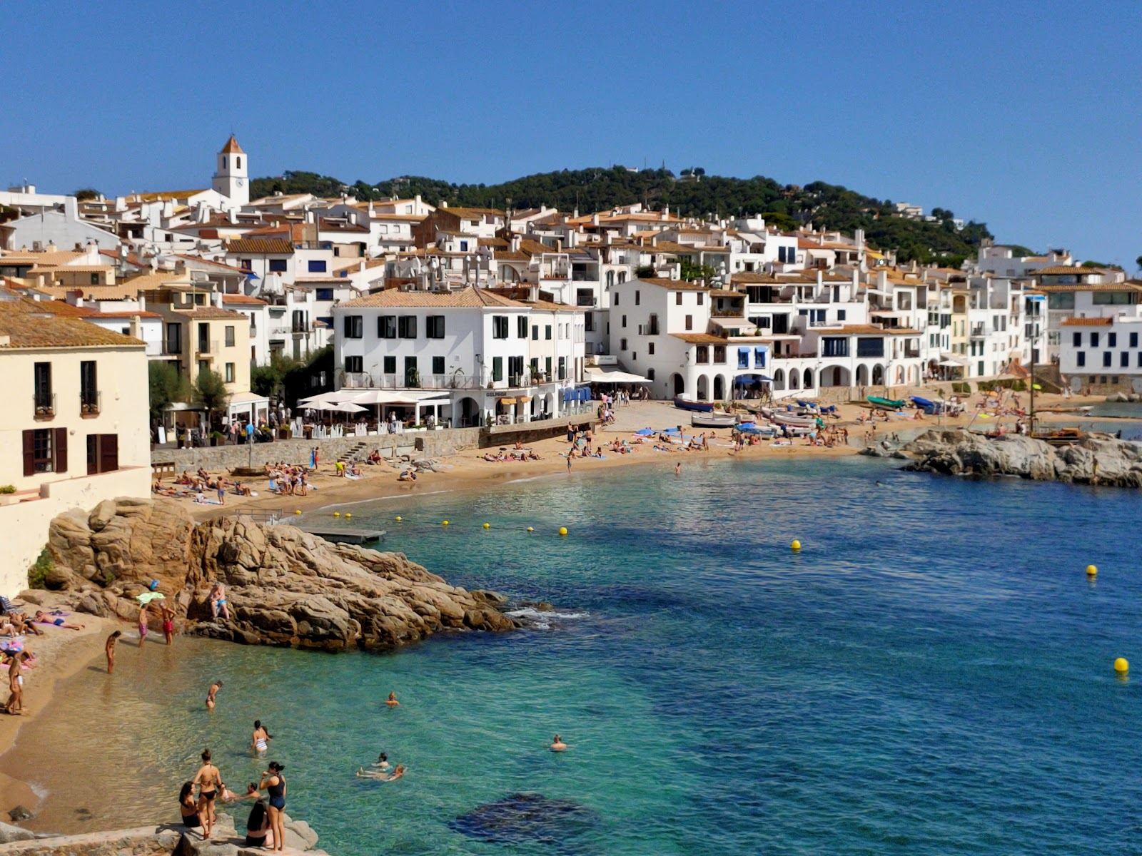 Calella de Palafrugell beach on the Costa Brava