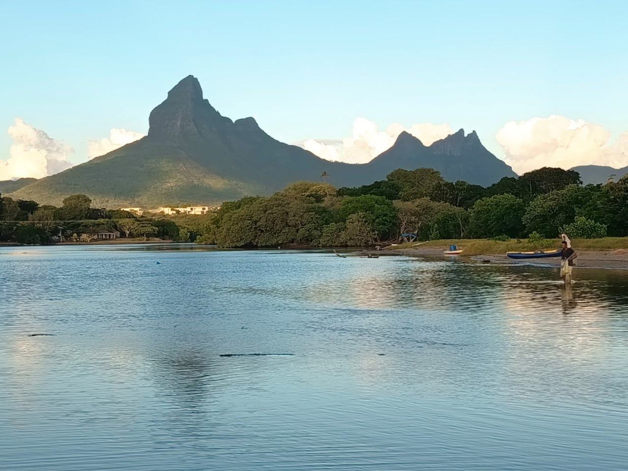 A laid back surf and lagoon town on the west coast of Mauritius in the Indian Ocean