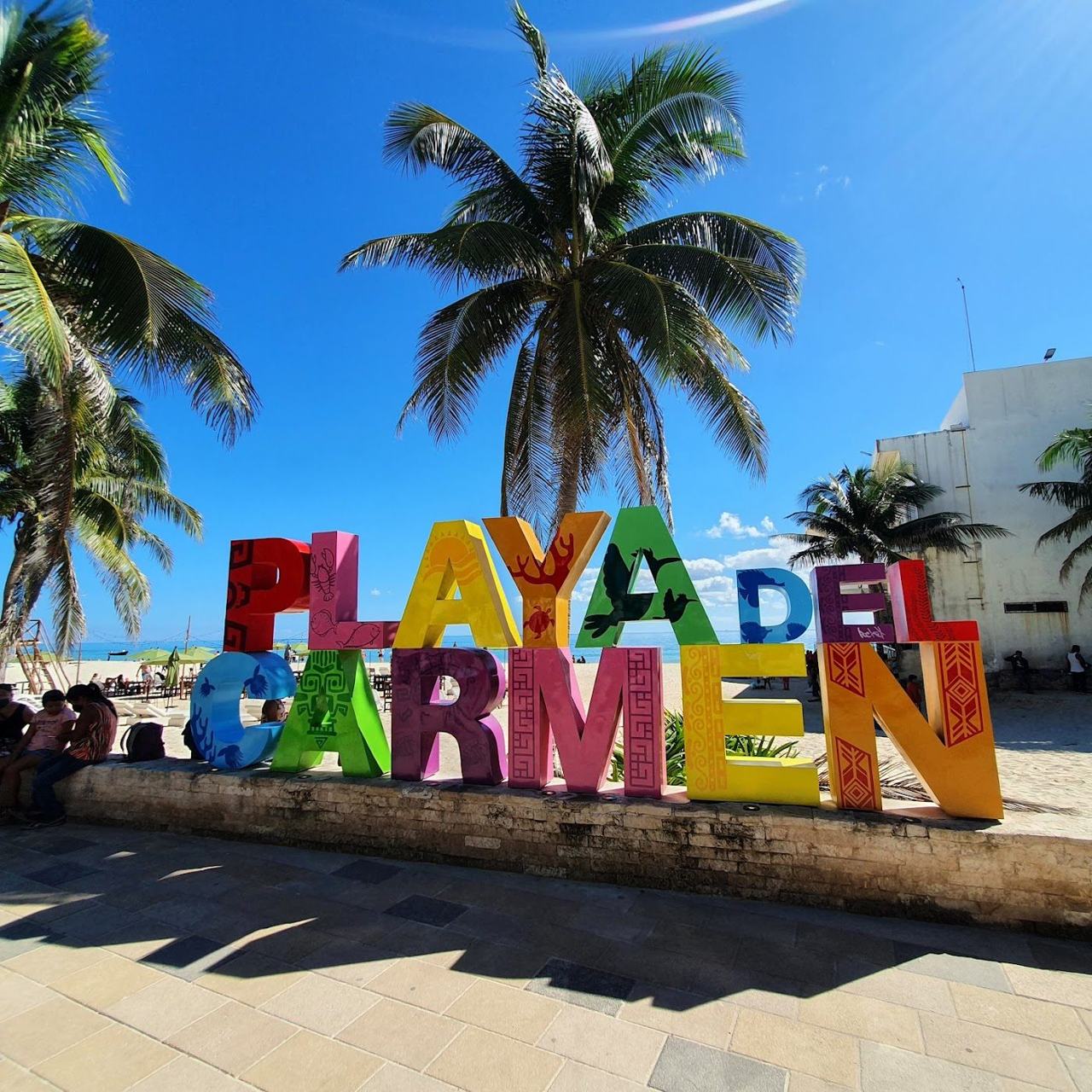 A walkable beach town with fast internet and cafes on the Riviera Maya in Mexico