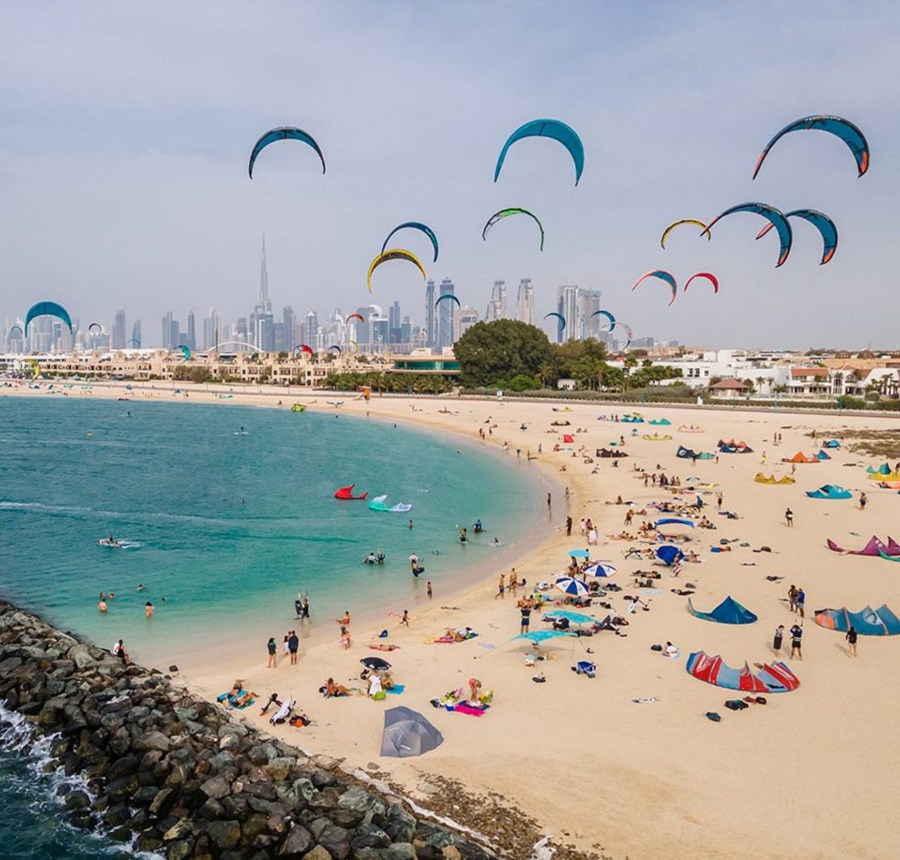 A signature beach in Dubai