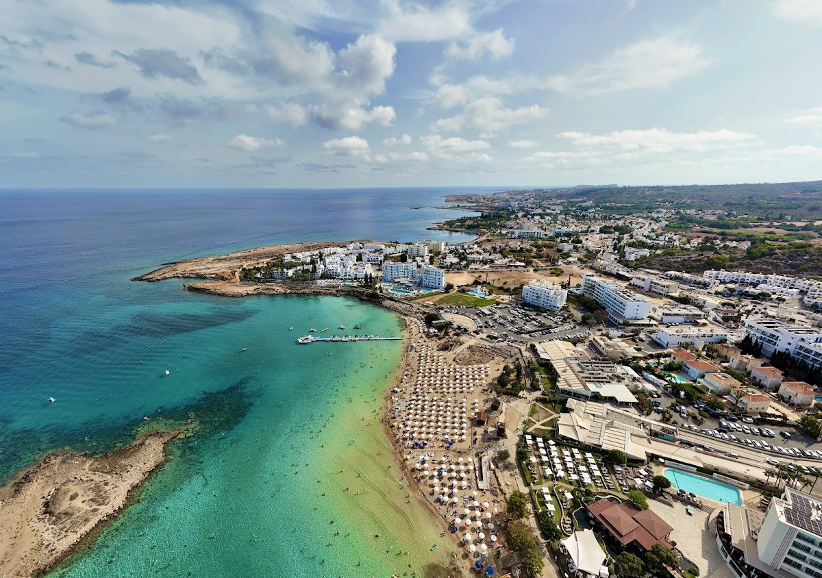 Calm clear water at Fig Tree Bay in Protaras Cyprus
