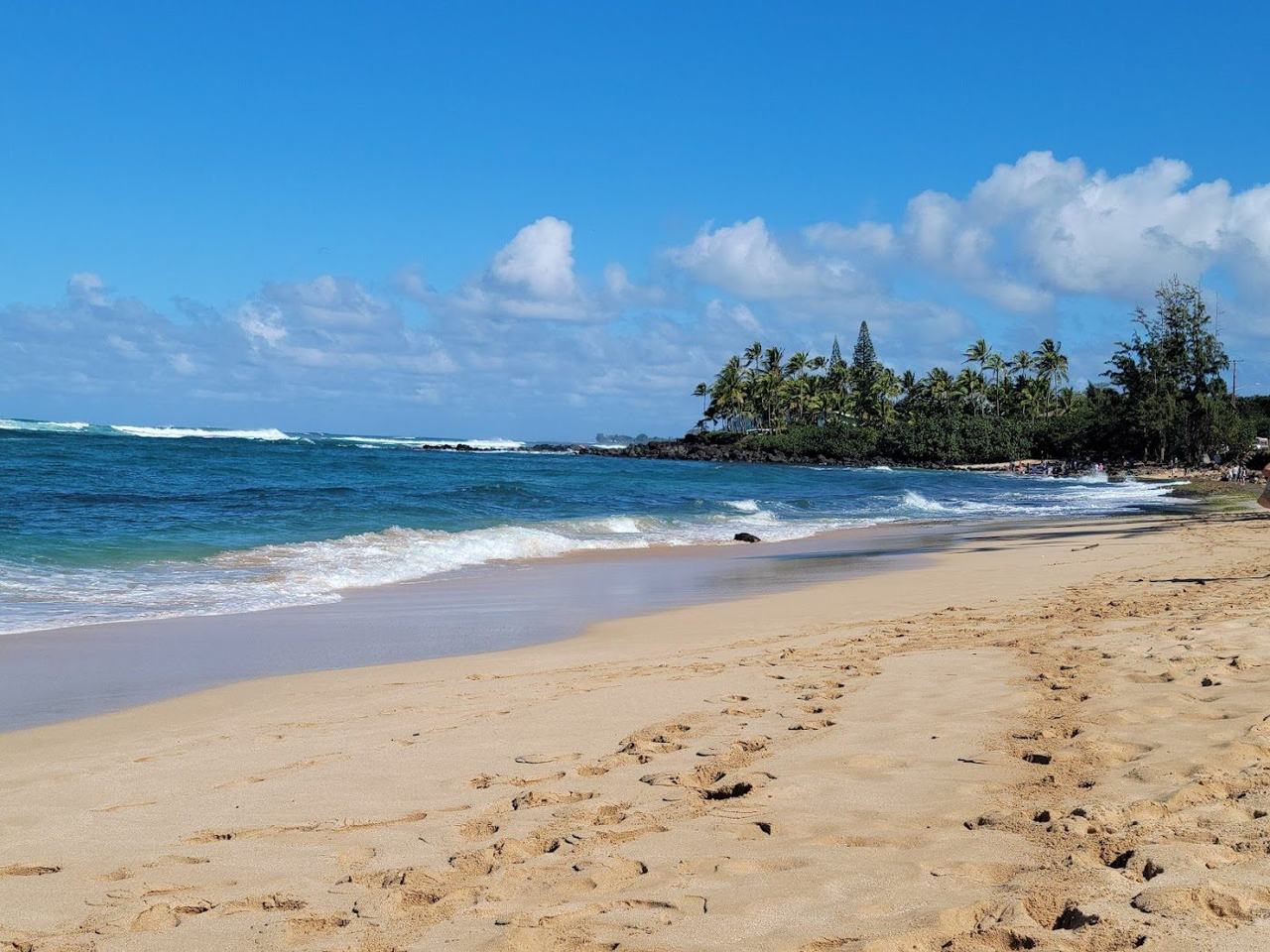 Map view of Ehukai Beach Park on the Oahu North Shore
