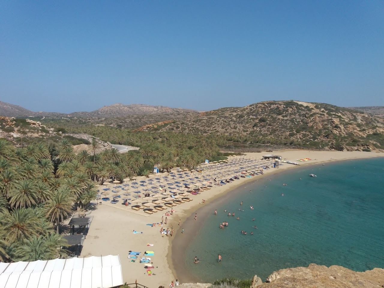 Vai beach in Lasithi, Crete