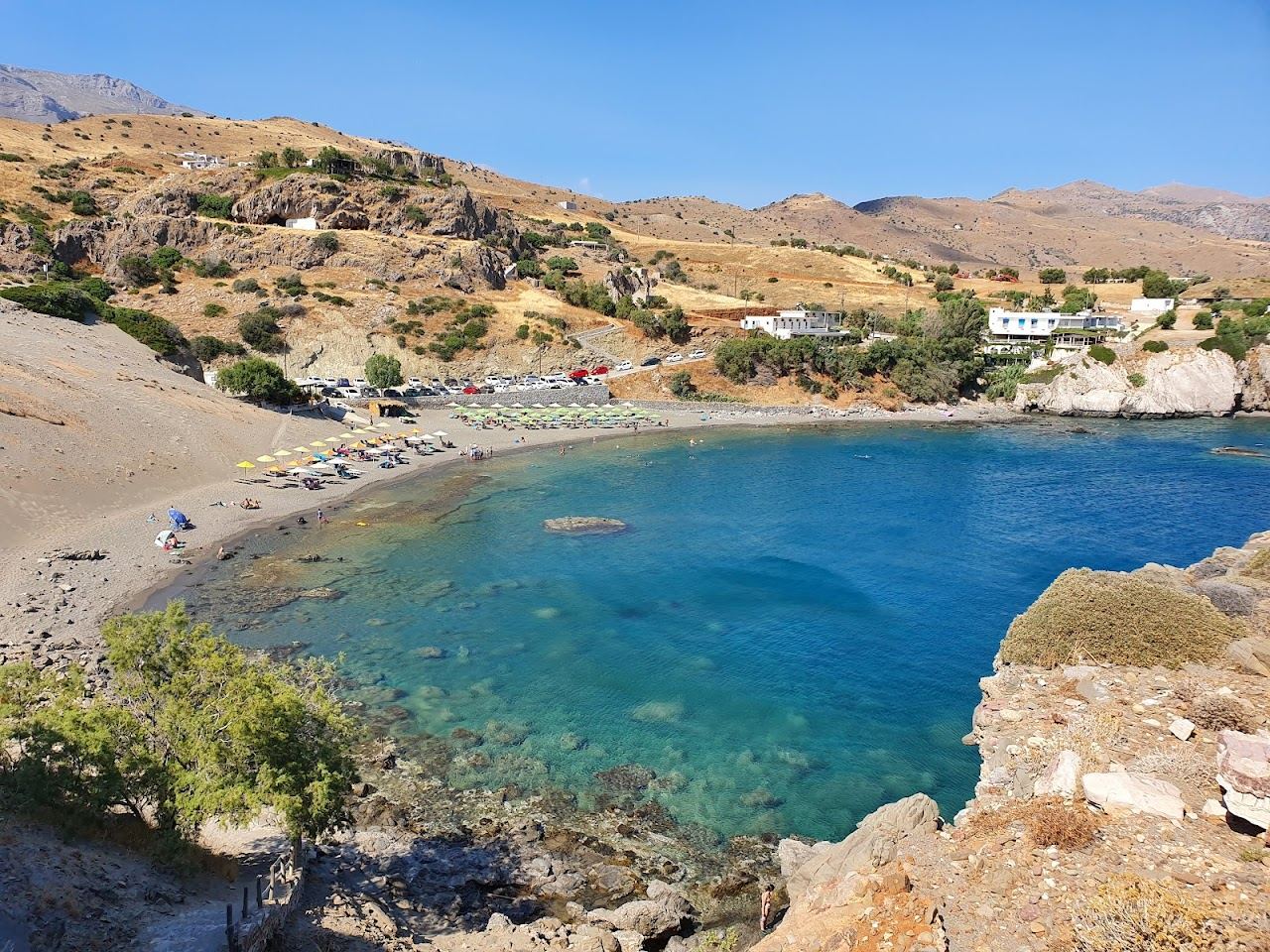 Agios Pavlos beach in Rethymno, Crete