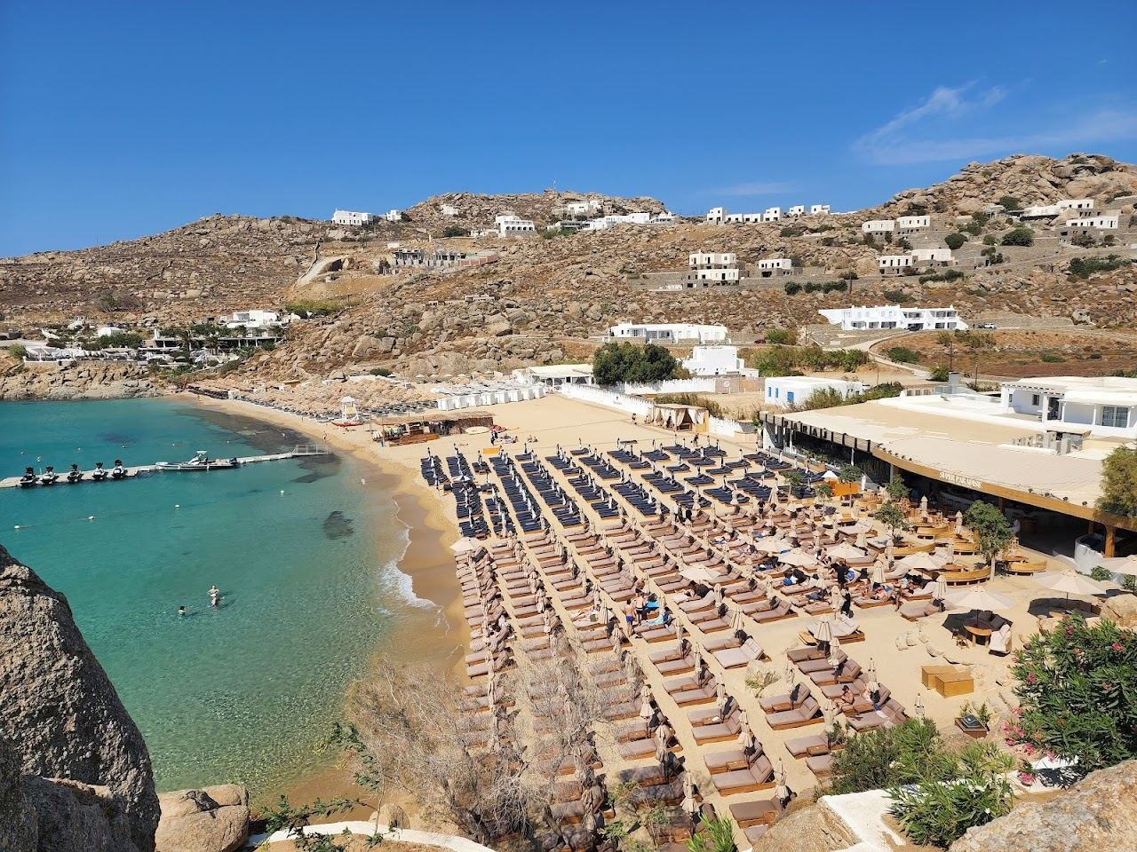 Super Paradise beach in Mykonos