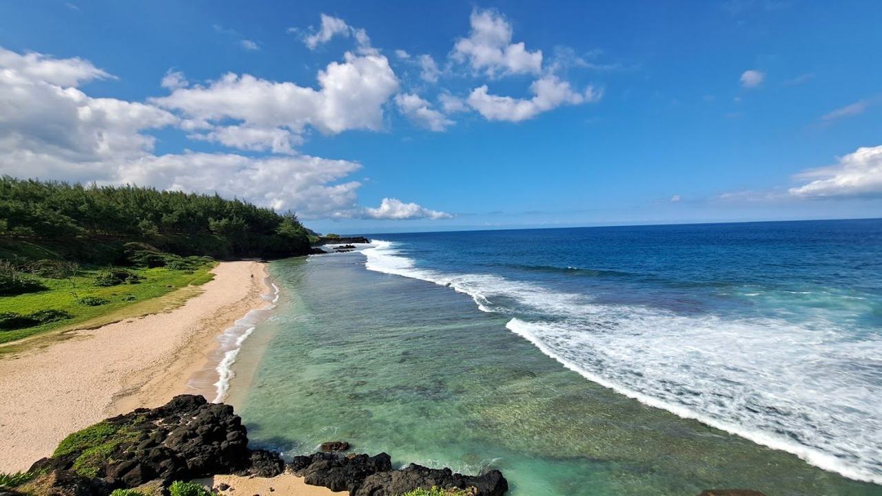 A second view of the rugged Gris Gris headland and open ocean in southern Mauritius