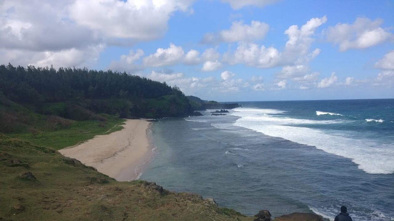 The wild cliffs and crashing surf of Gris Gris on the south coast of Mauritius