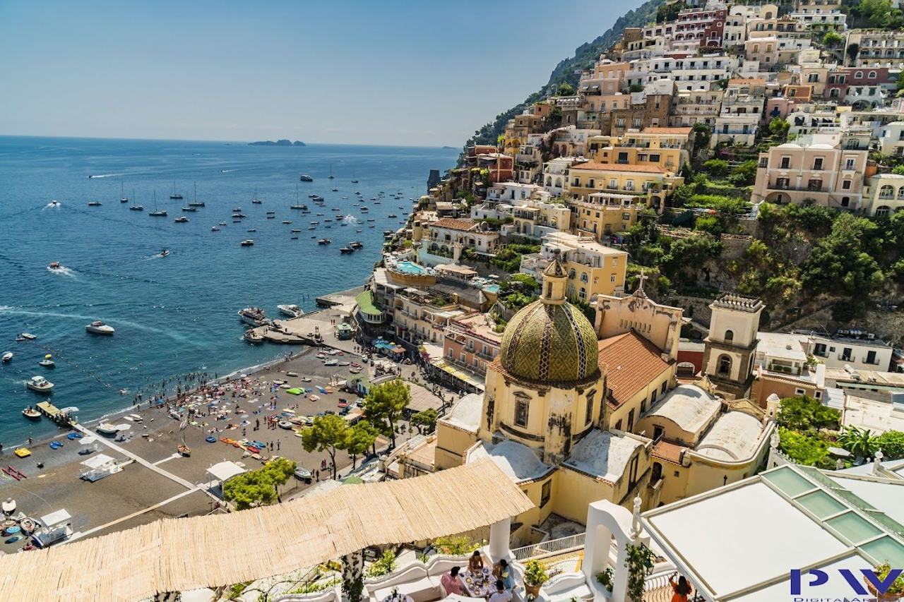 Pastel towns stacked on cliffs above the Tyrrhenian Sea, with lemon groves, long lunches and boat days to coves.