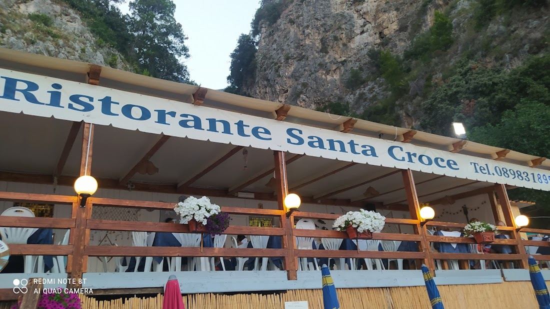 Santa Croce in Amalfi Coast with clear water and sand