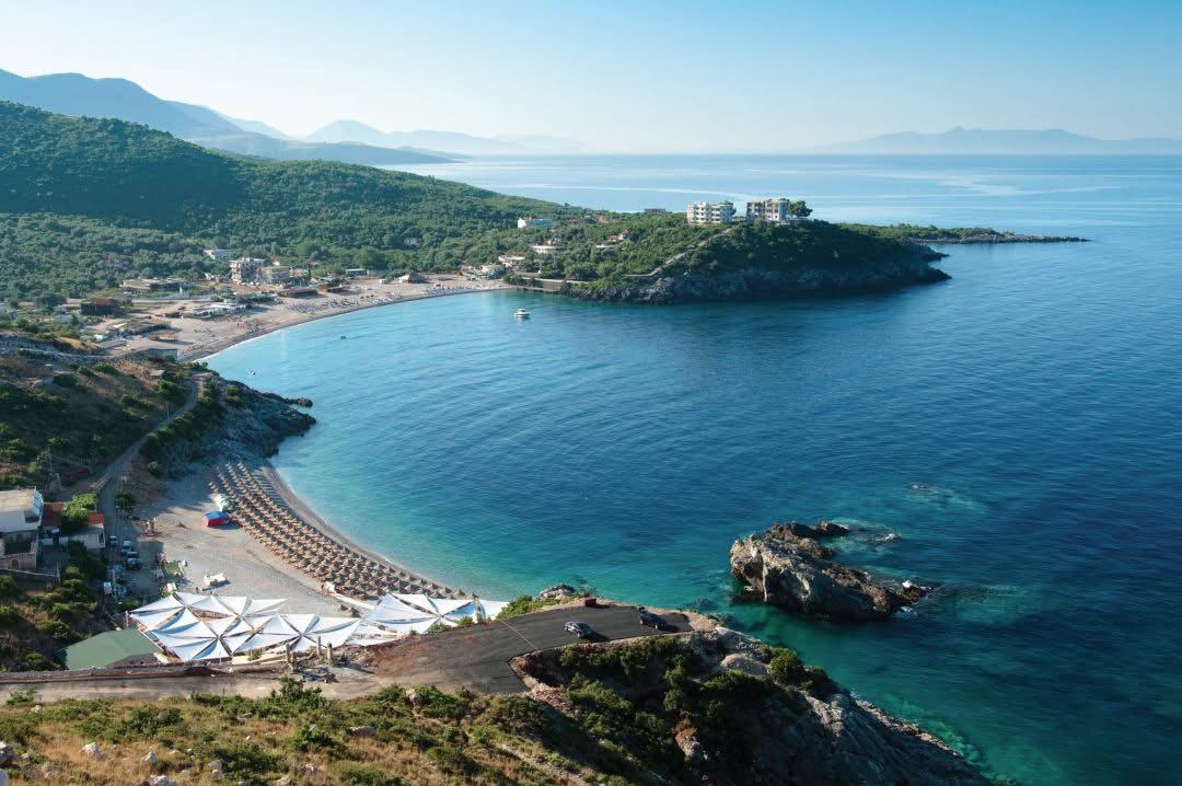 Jale beach on the Albanian Riviera