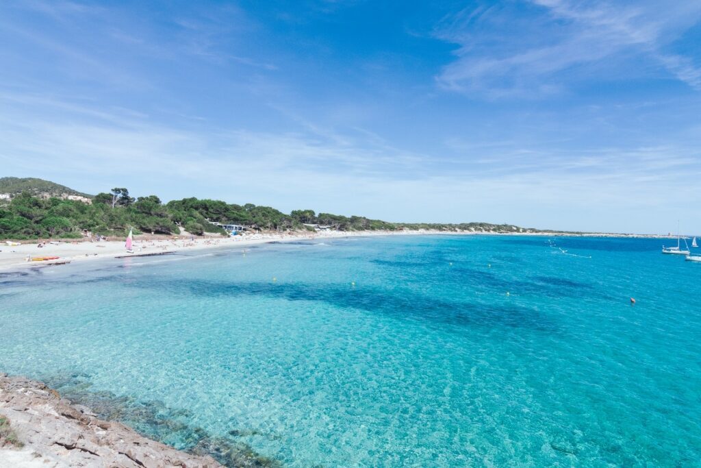Warm clear coves and the season at full volume, with July sun reliable and nights long.