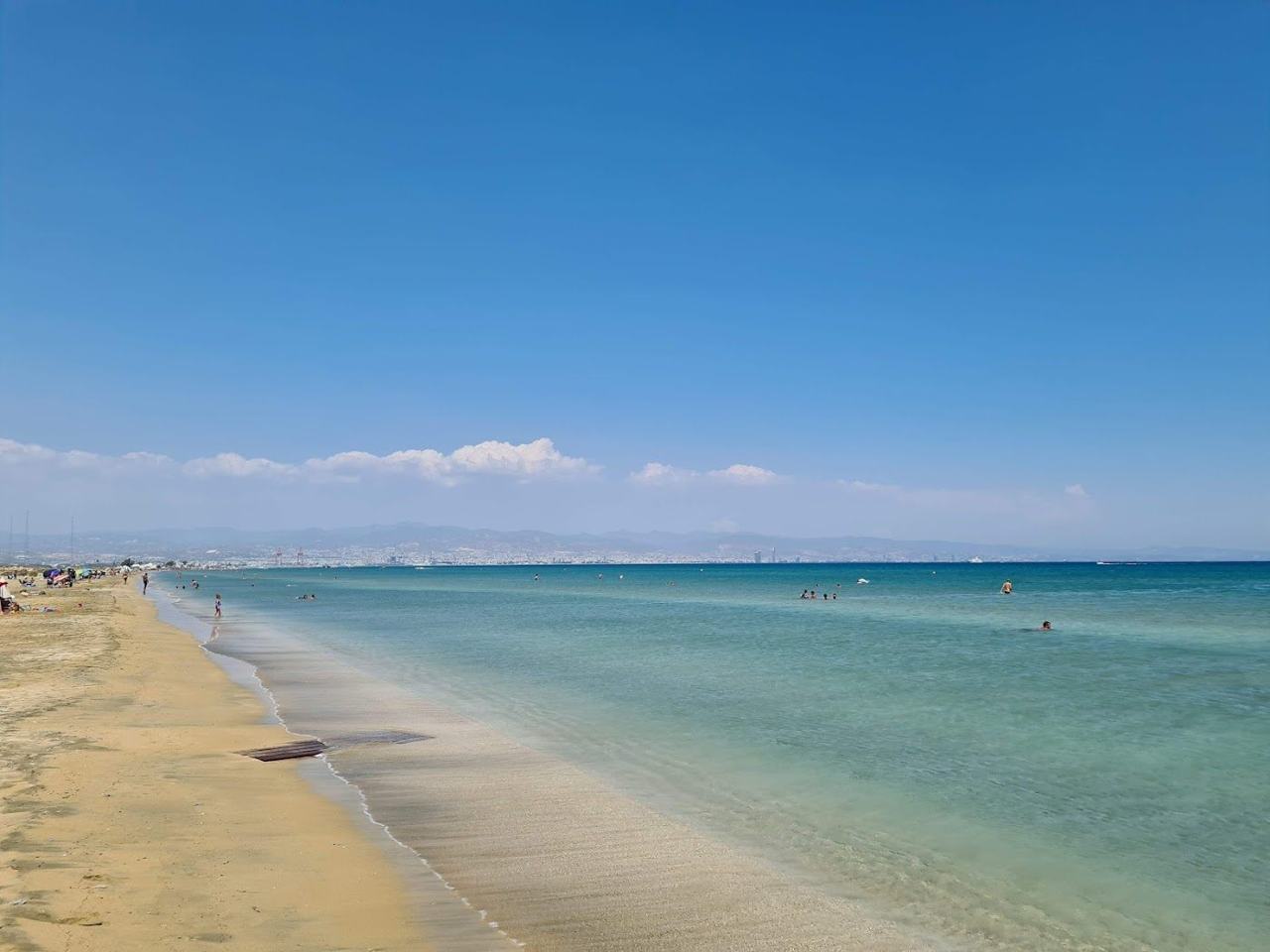 Lady's Mile beach on the coast of Cyprus