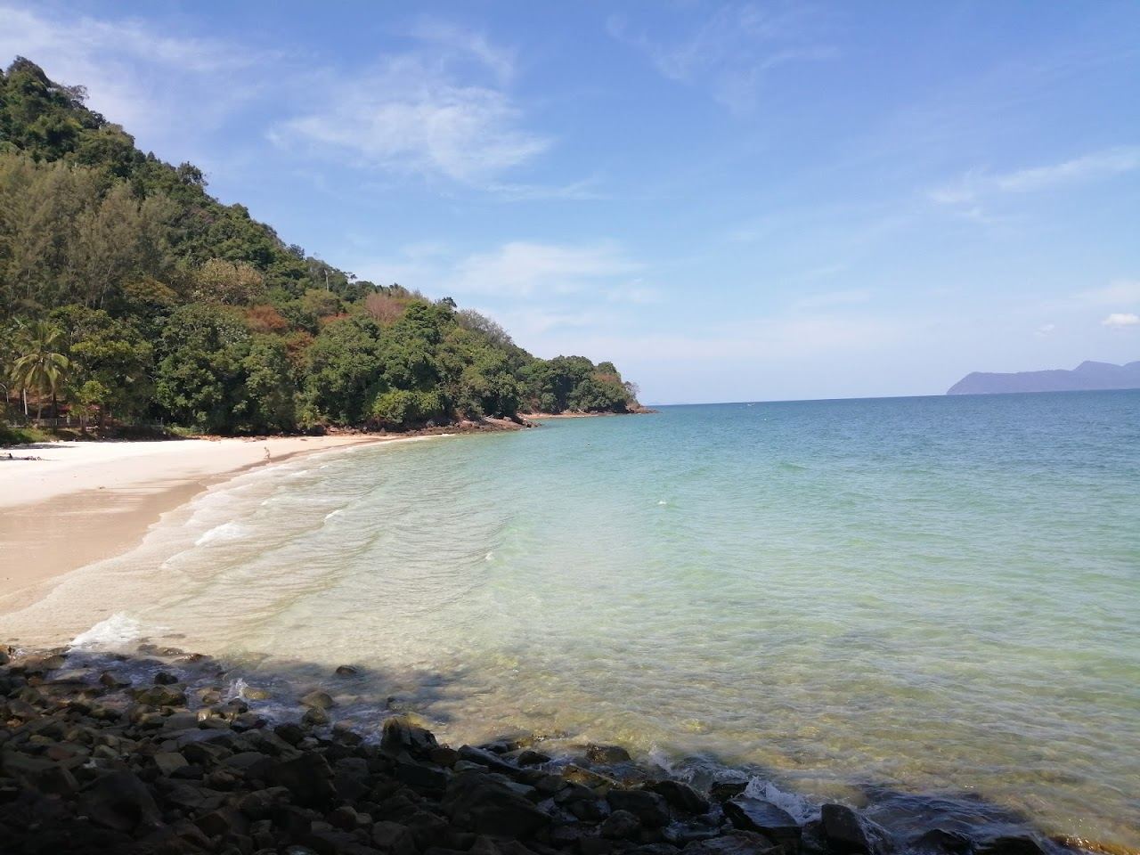 Pasir Tengkorak forest beach in northern Langkawi