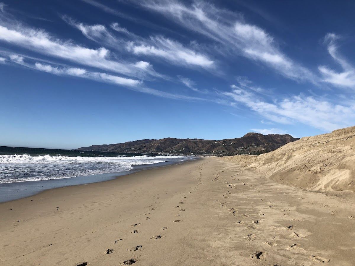 A signature beach in Malibu