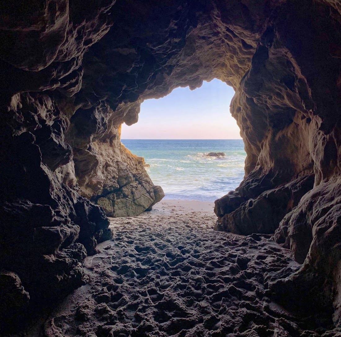 Tide pools and rock formations at Sequit Point on Leo Carrillo State Beach
