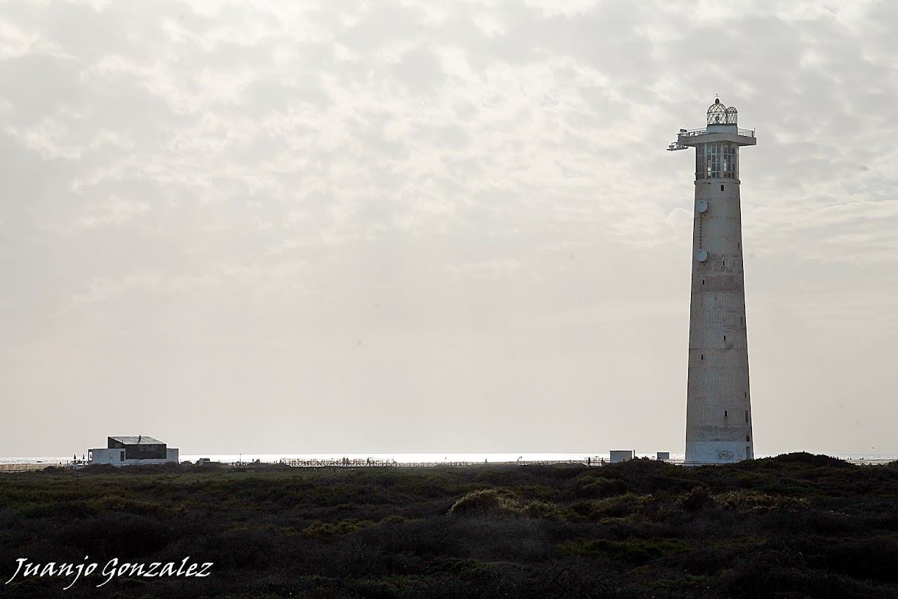 Wild open beach and salt marsh nature reserve at Playa del Matorral near Morro Jable in Fuerteventura