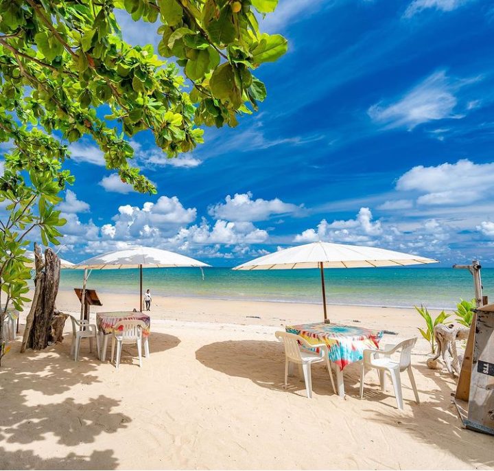 Map view of Nai Yang Beach on the north coast of Phuket near the airport