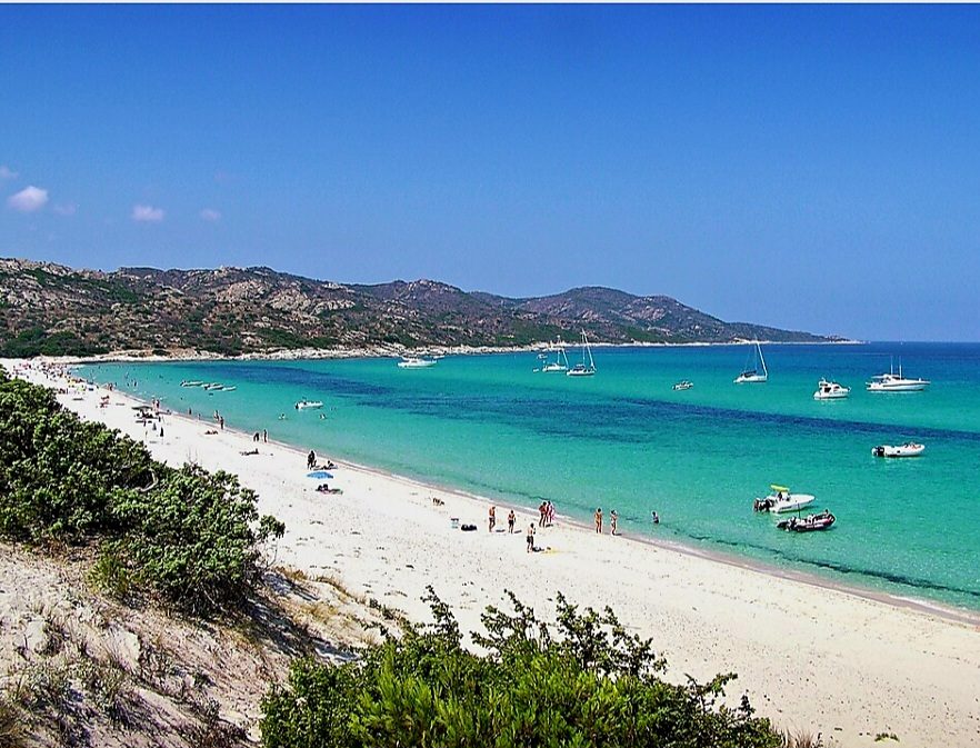 White sand and clear water on a rugged French island where the best beaches resist easy access