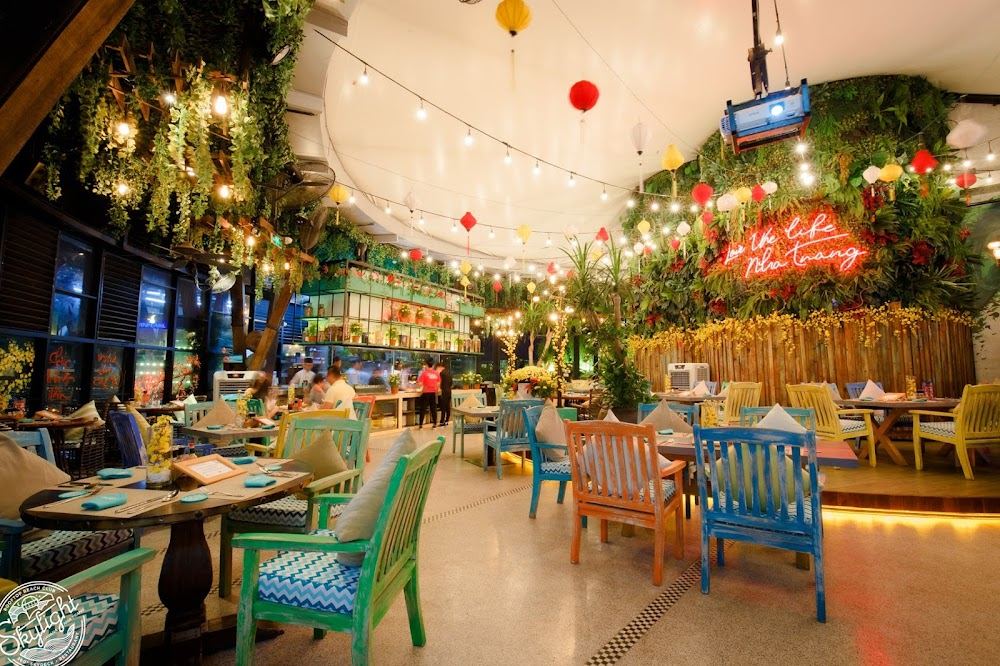 Rooftop sky deck and bay views at Skylight in Nha Trang