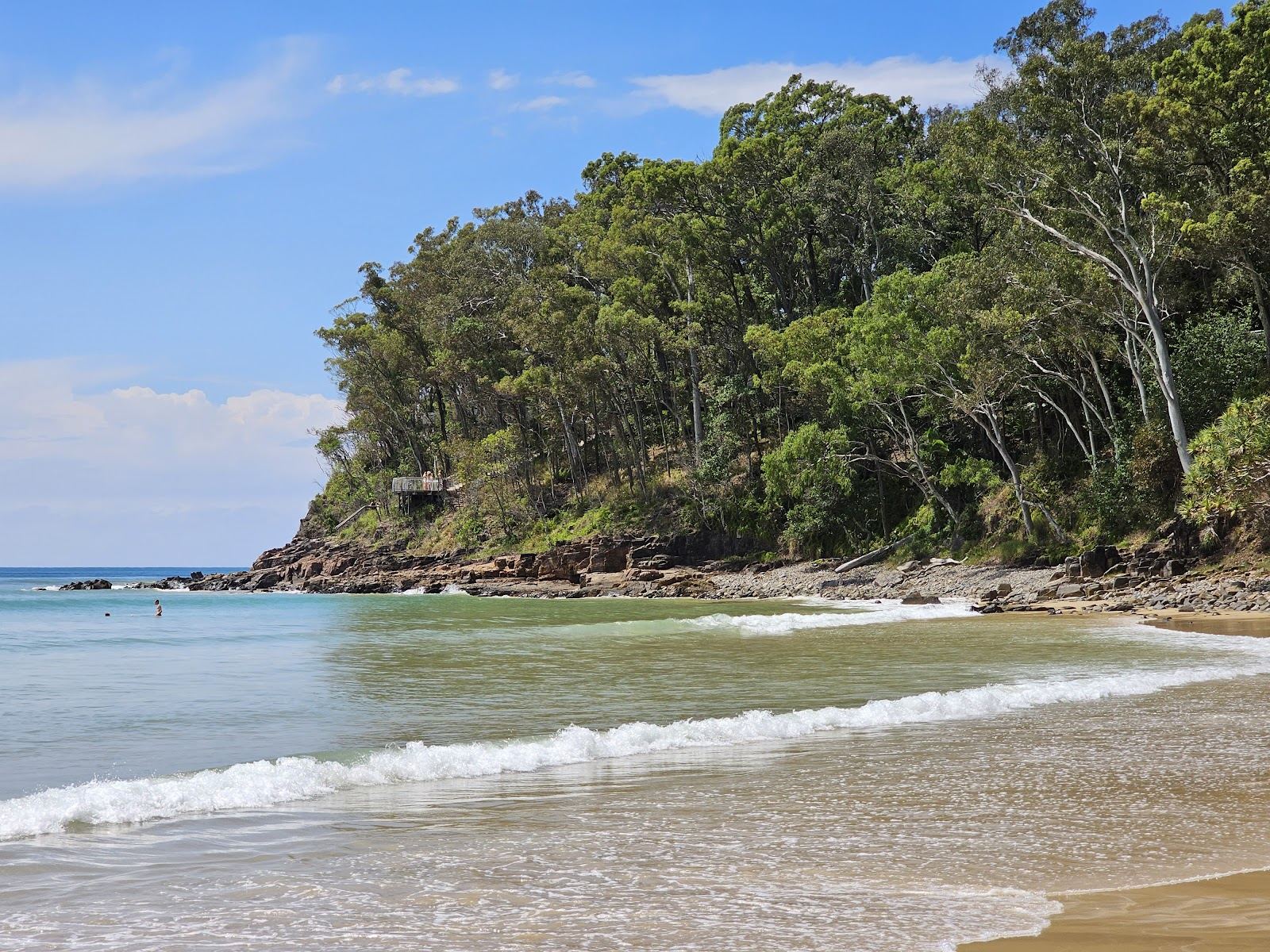 Sheltered calm water on the Noosa coast