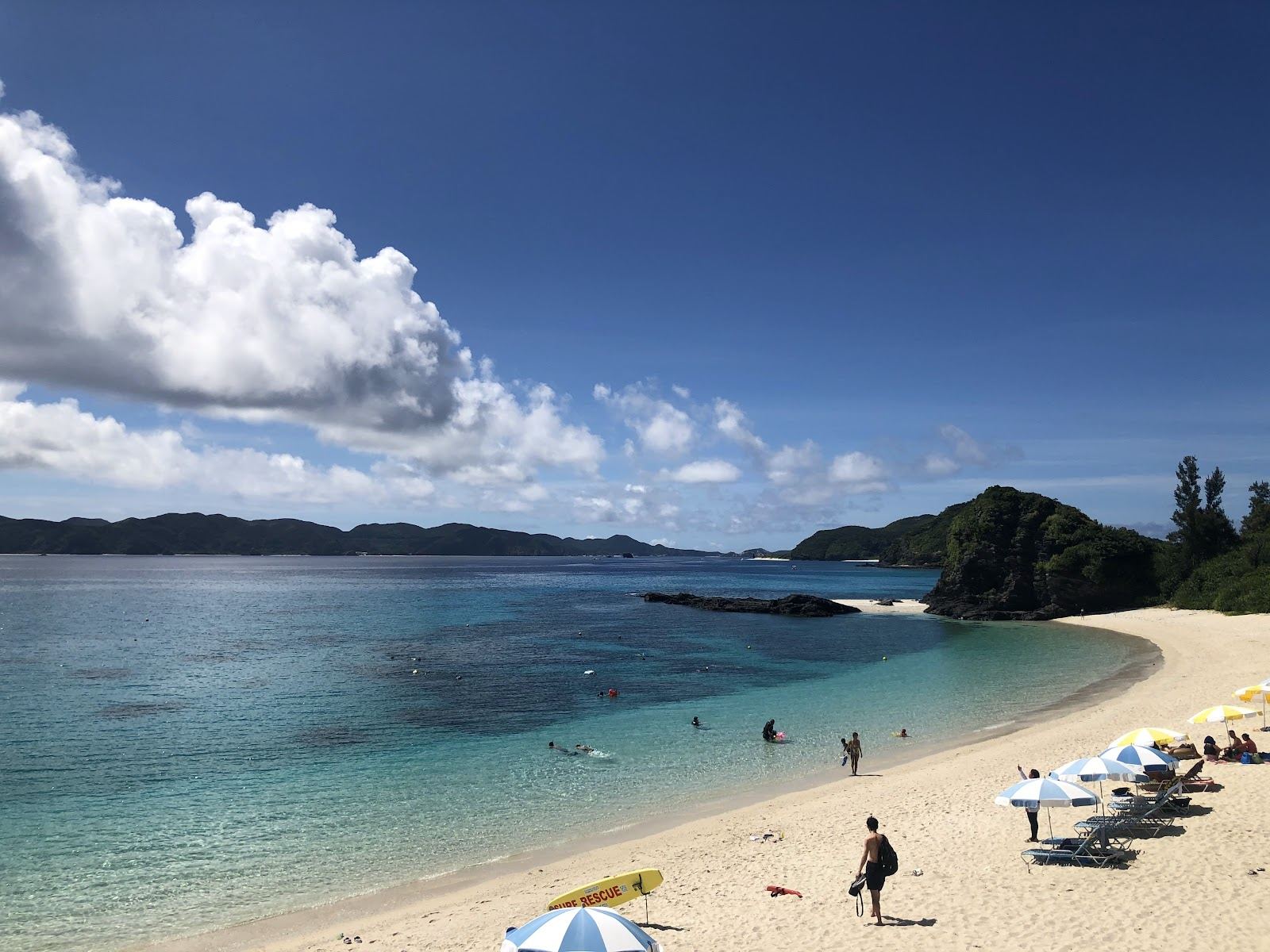 A signature beach in Okinawa