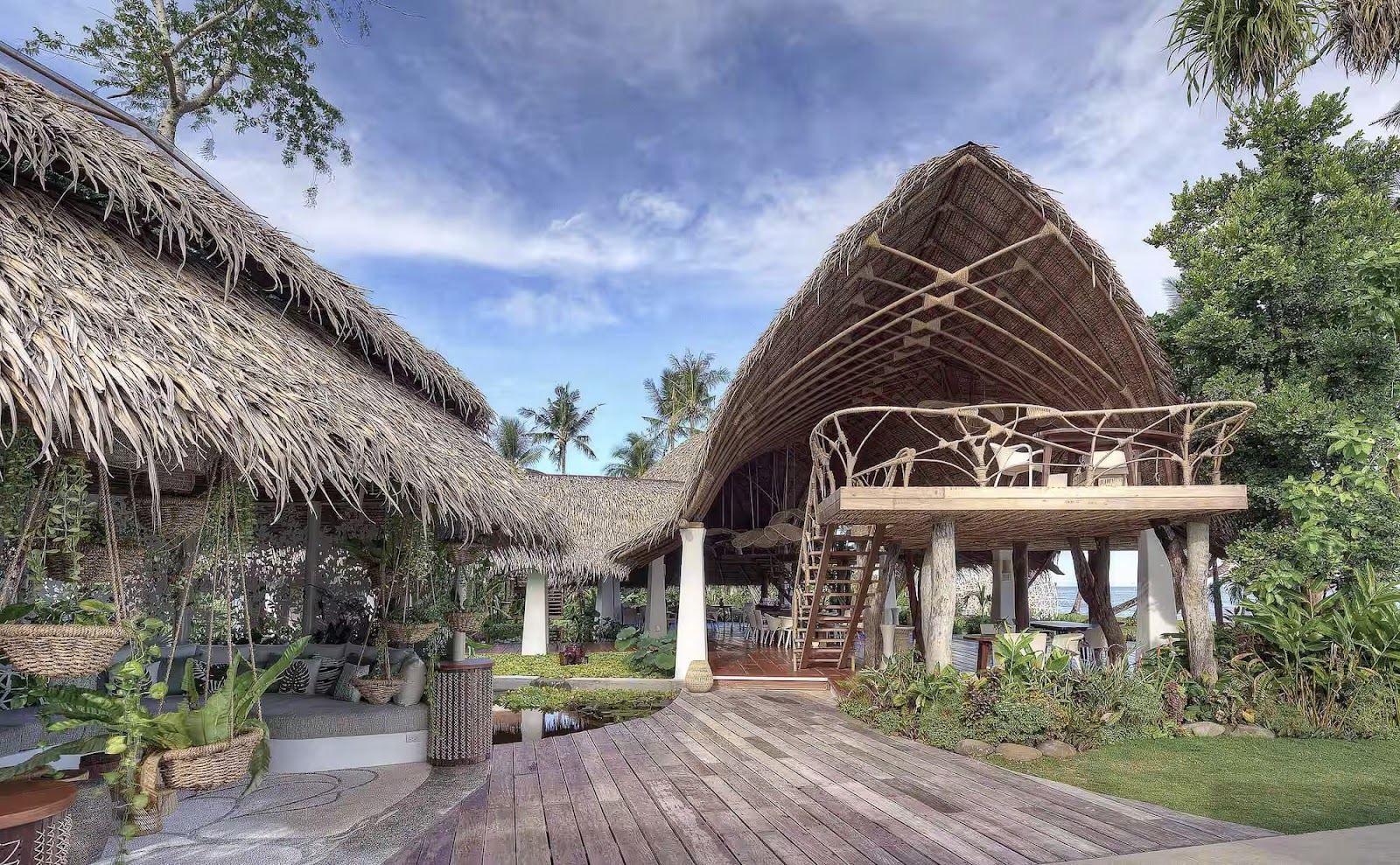 The powdery white sand and reef fringed shallows of the Pansukian shore near General Luna in Siargao, home to the private Nay Palad Hideaway