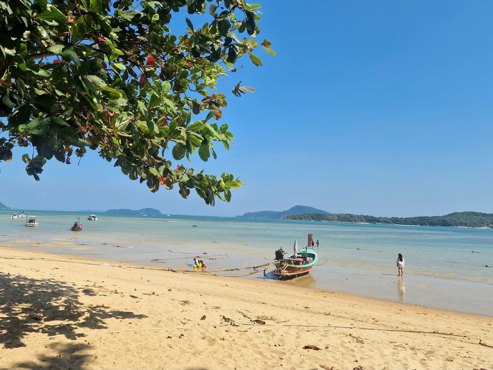 Long shore and longtail boats at Rawai Beach in southern Phuket