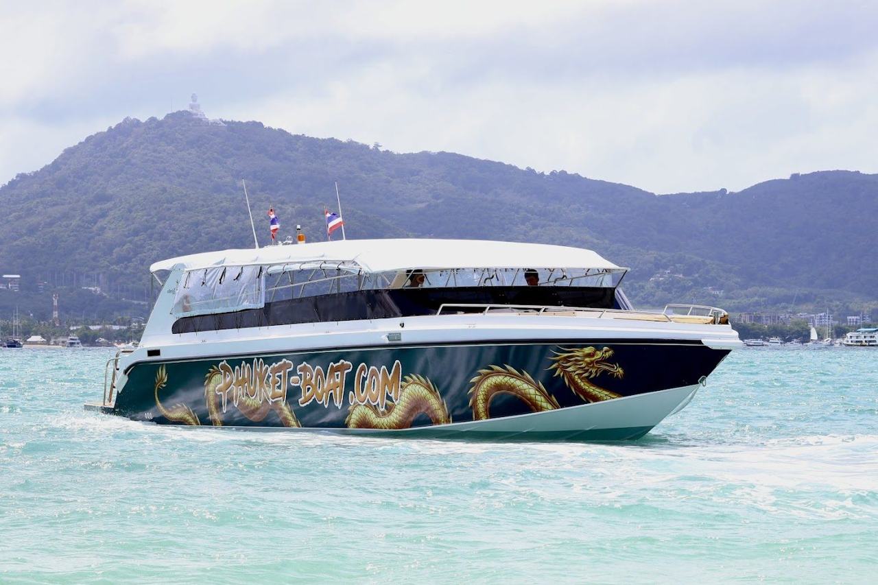 Longtail boats at Rawai seafront in Phuket
