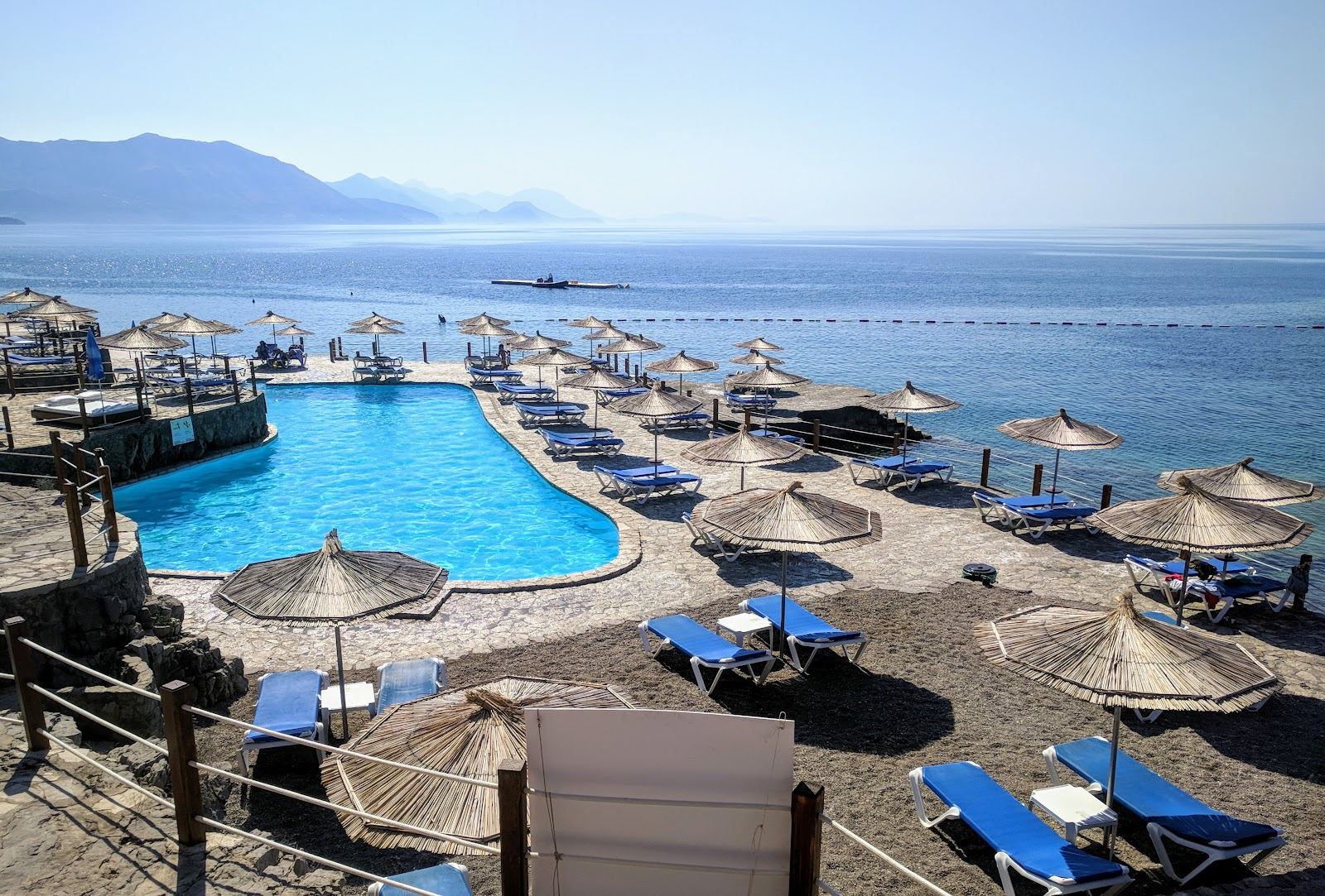 Ploce beach on the Montenegro coast