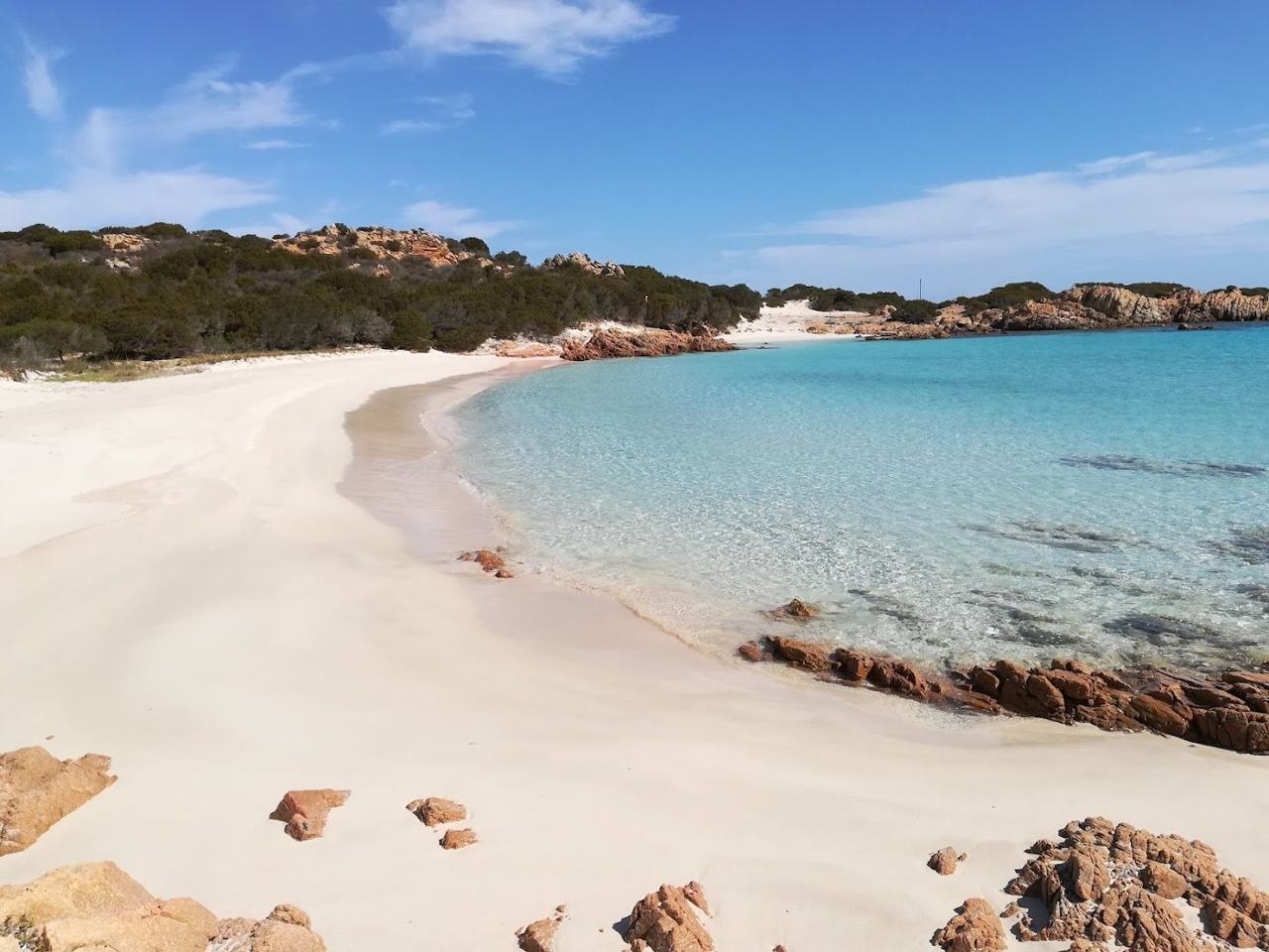 The rarest pink of all, a strictly protected shore on a tiny island off northern Sardinia.
