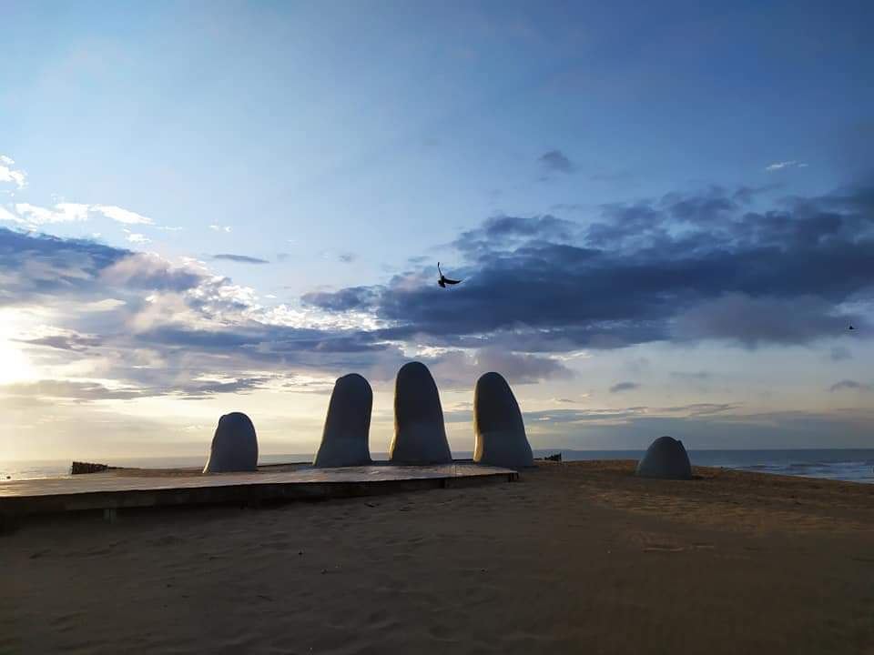 A signature beach in Punta Del Este