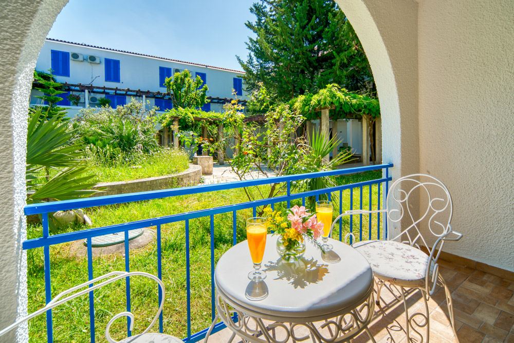 Slovenska Plaza long sandy resort beach along the Budva seafront in Montenegro