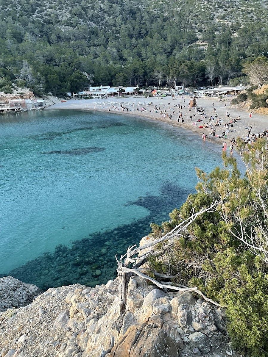 Benirras in Ibiza, Balearic Islands with its clear water and sand