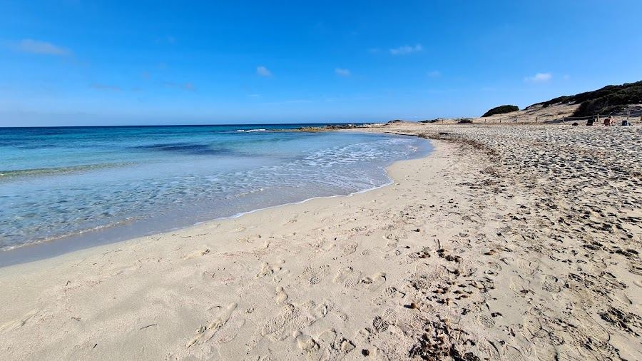 Es Cavallet in Ibiza, Balearic Islands with its clear water and sand