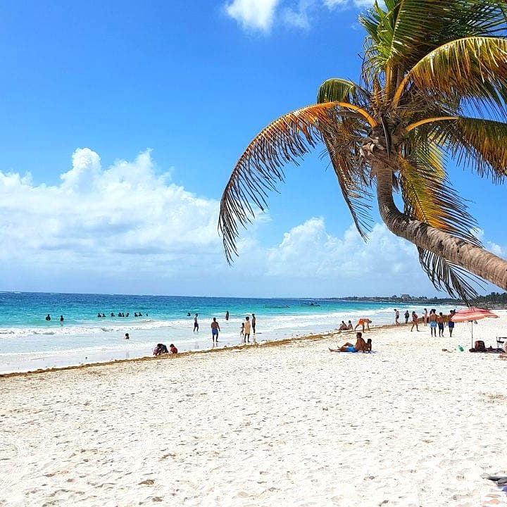 A signature beach in Tulum
