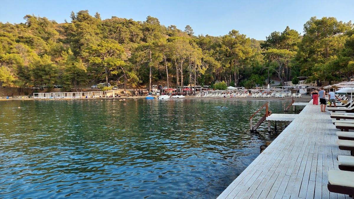 A sheltered quiet cove with gentle water at Samanlik near Oludeniz