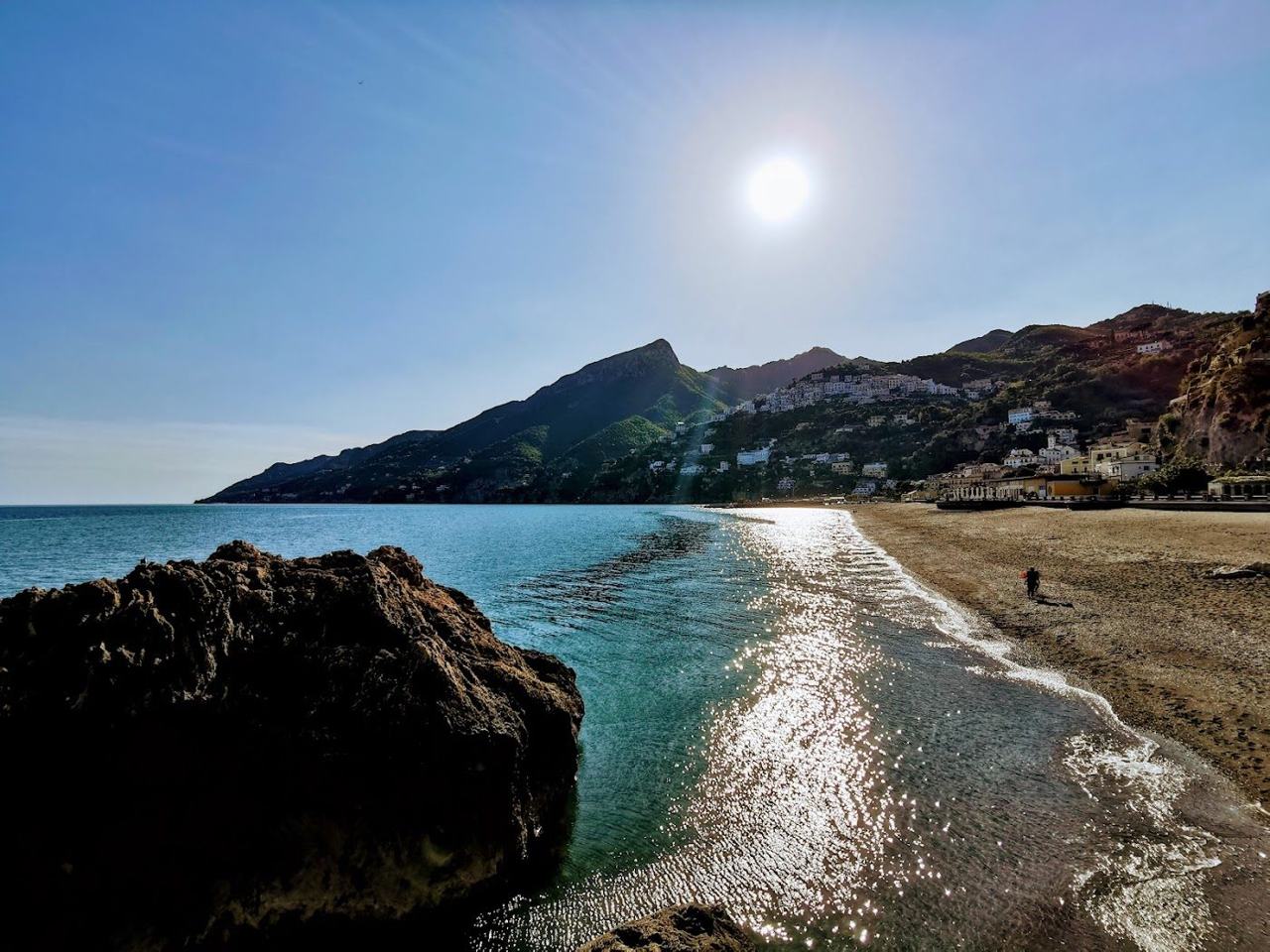Marina di Vietri beach at the coast gateway