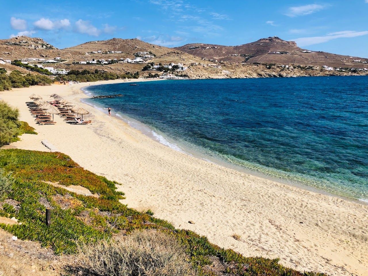 Kalafatis, ranked for watersports at Mykonos, Greece